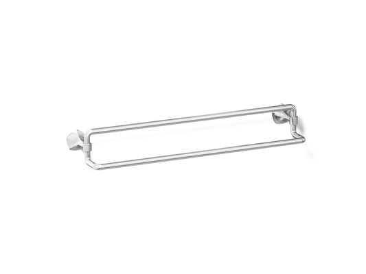 KOHLER K-27062-CP Occasion 24" double towel bar - Polished Chrome