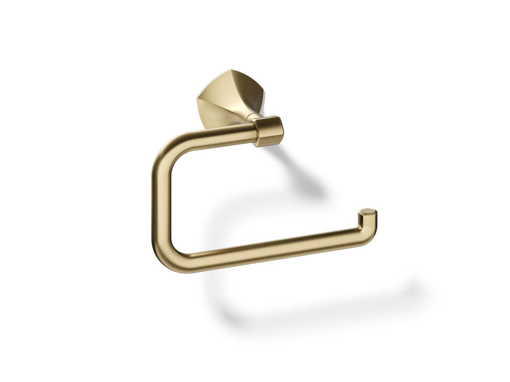 KOHLER K-27063-2MB Occasion Towel Ring - Vibrant Brushed Moderne Brass