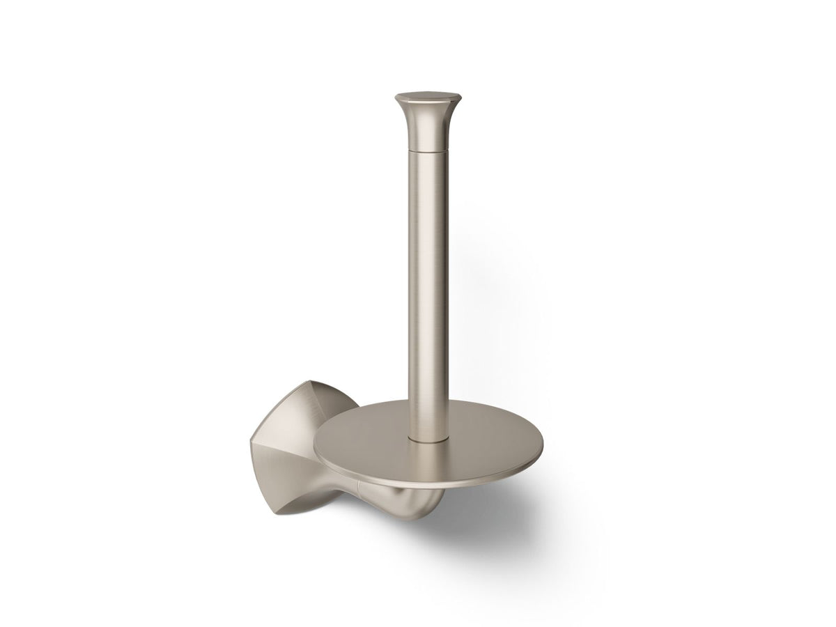 KOHLER K-27064-BN Occasion Vertical Toilet Paper Holder - Vibrant Brushed Nickel