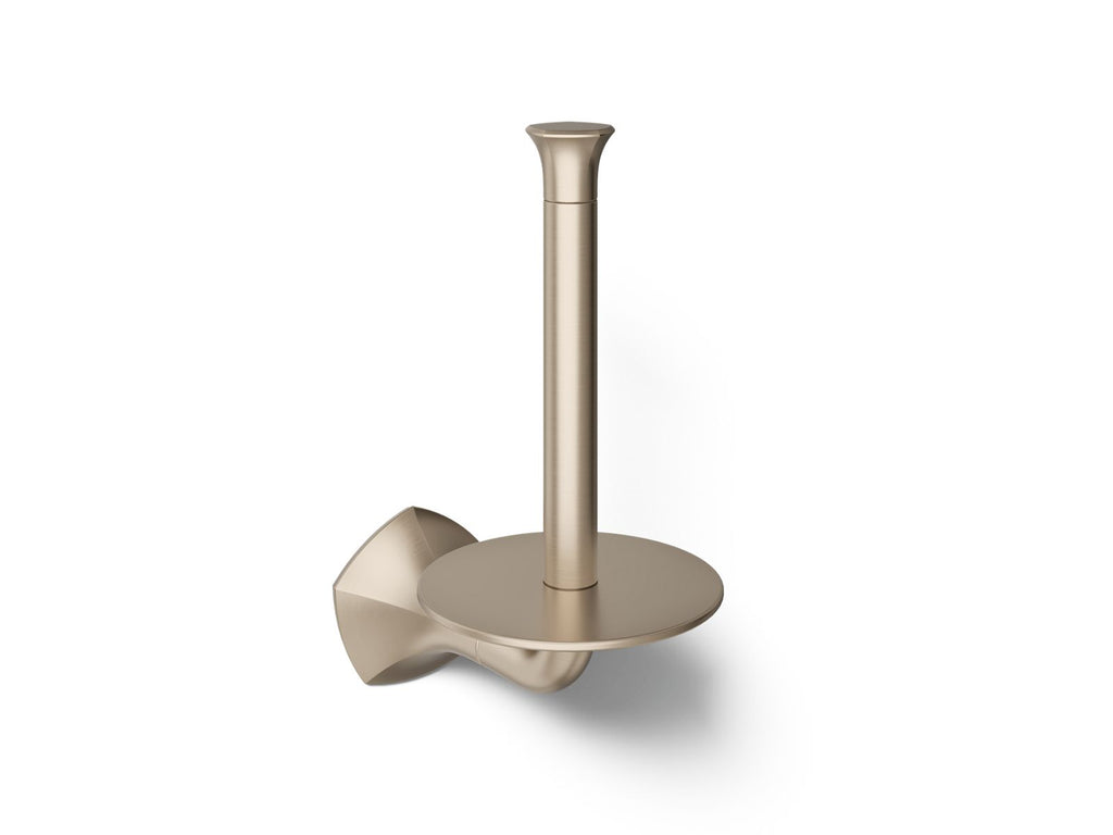 KOHLER K-27064-BV Occasion Vertical Toilet Paper Holder - Vibrant Brushed Bronze