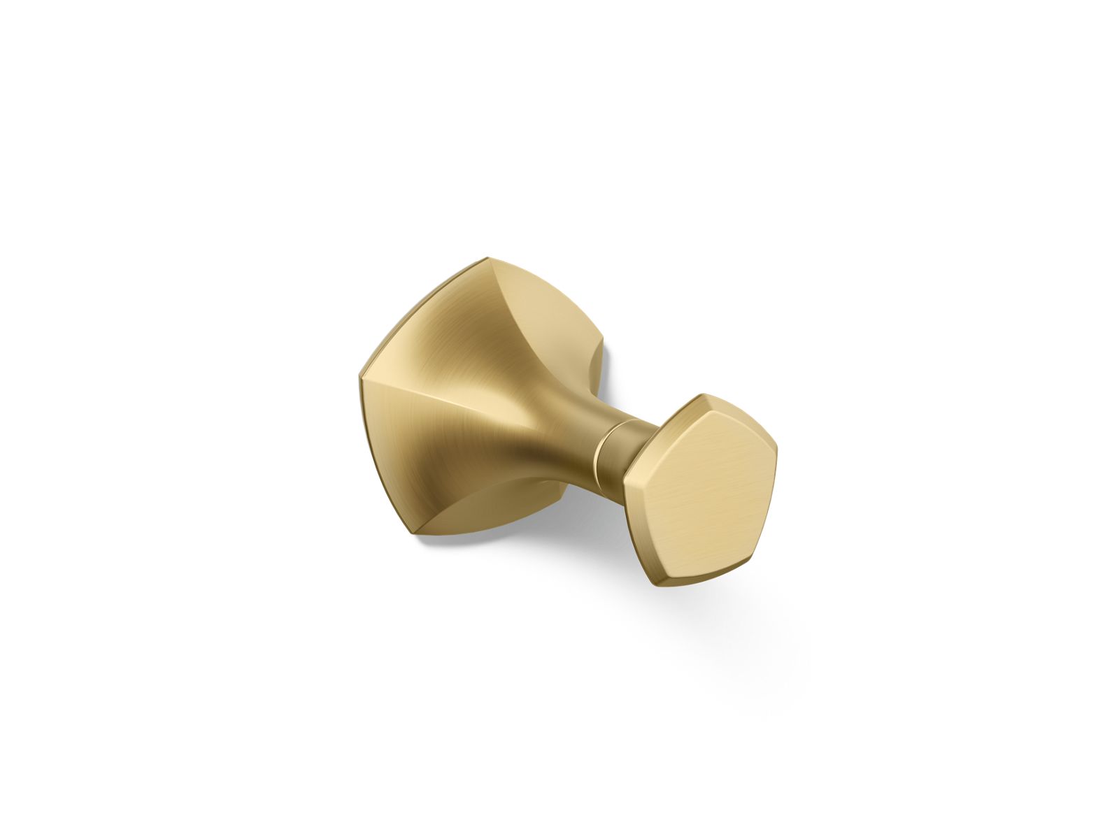KOHLER K-27069-2MB Occasion Robe Hook - Vibrant Brushed Moderne Brass