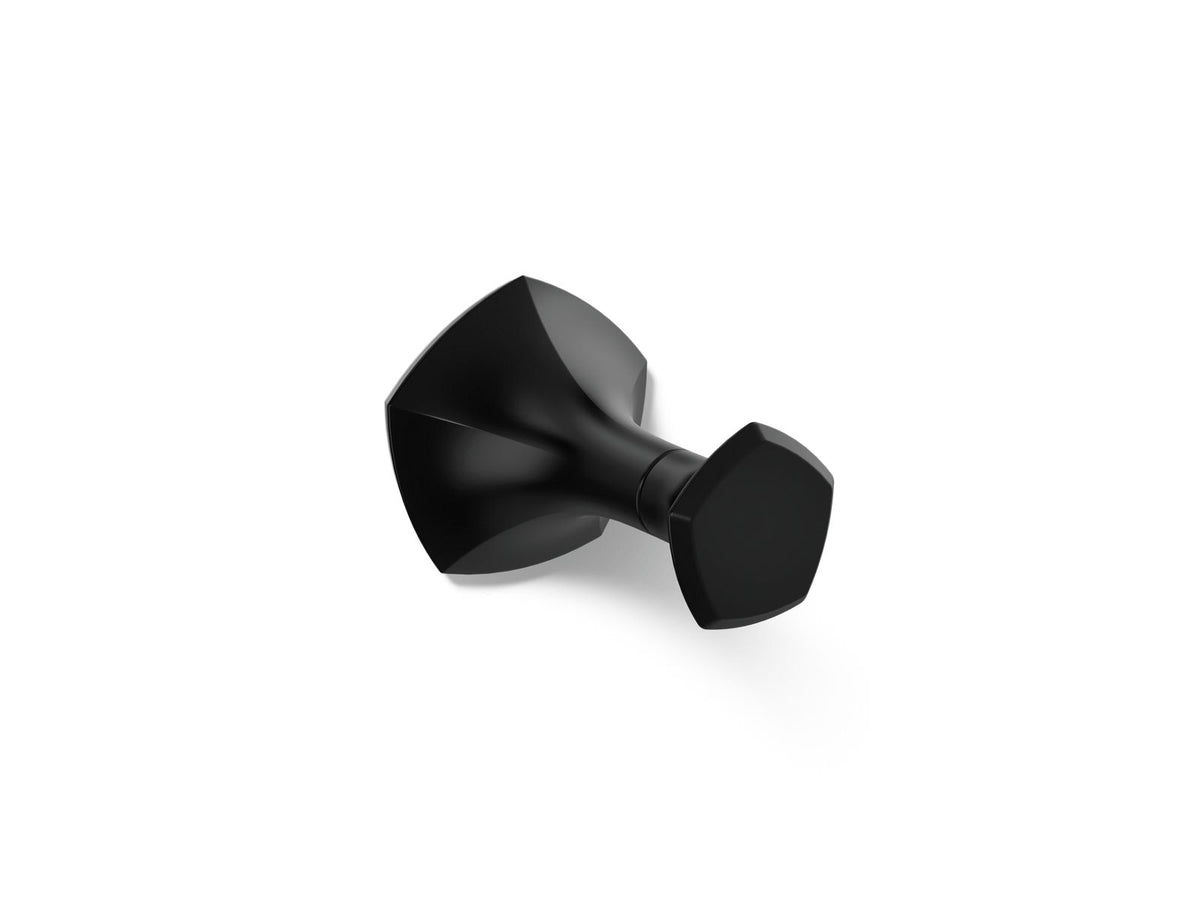 KOHLER K-27069-BL Occasion Robe Hook - Matte Black
