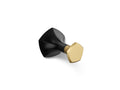 KOHLER K-27069-BMB Occasion Robe Hook - Matte Black With Brushed Moderne Brass