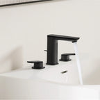 GROHE 1019222430 Cubeo 8" Widespread 2-Handle Bathroom Faucet, 1.2 gpm - Matte Black