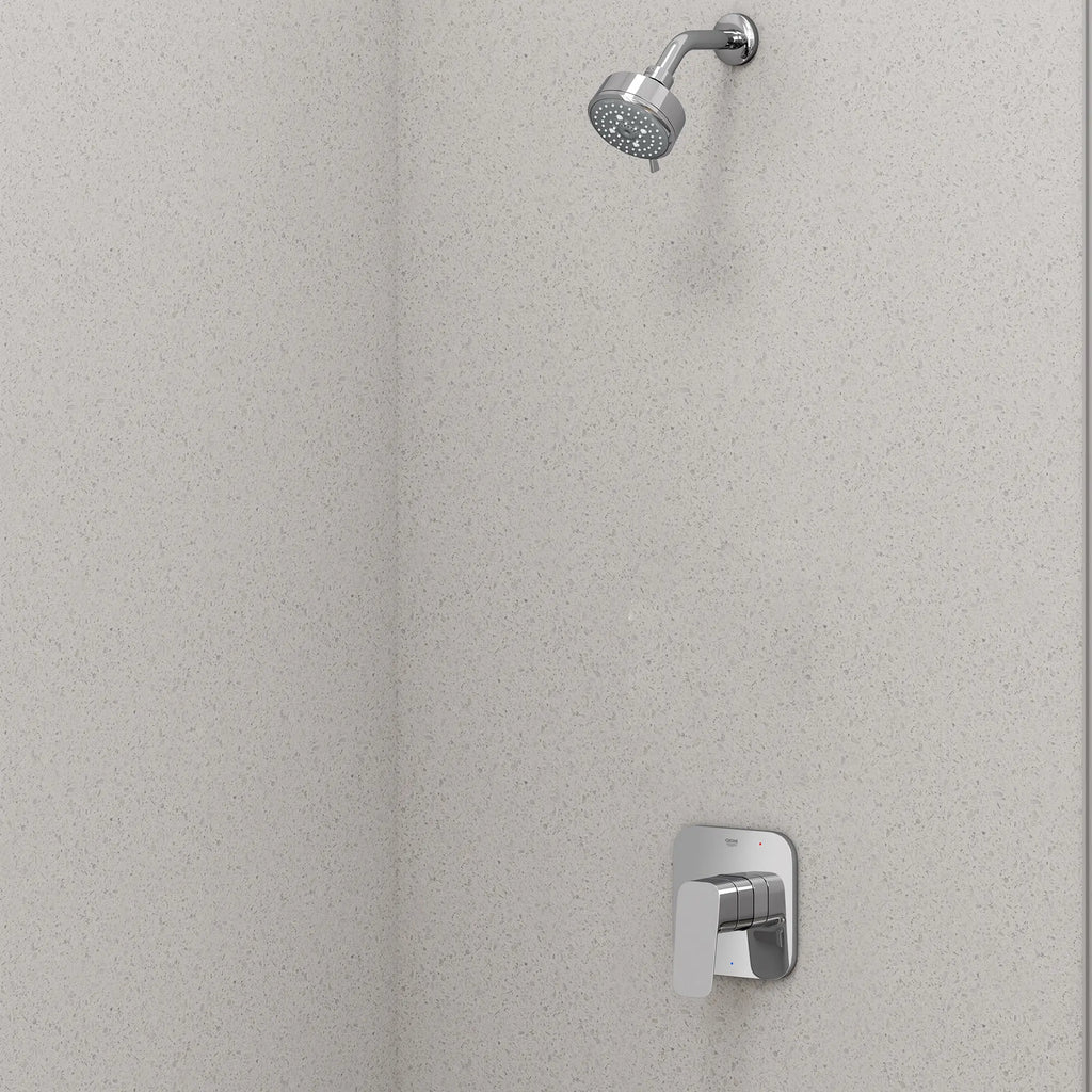 GROHE 1053770000 Cubeo Pressure Balance Valve Shower Trim Kit - Chrome
