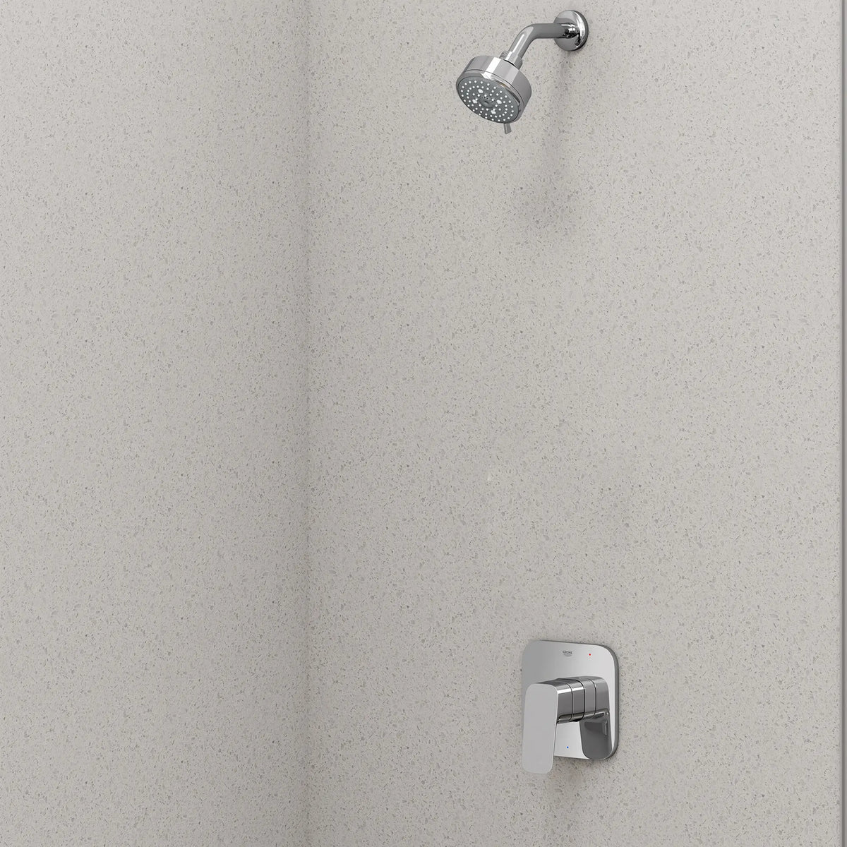 GROHE 1053770000 Cubeo Pressure Balance Valve Shower Trim Kit - Chrome