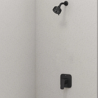 GROHE 1053772430 Cubeo Pressure Balance Valve Shower Trim Kit - Matte Black