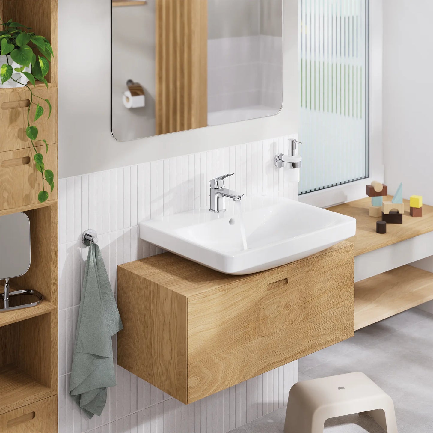 GROHE 1018970000 Cubeo Single Hole Single Handle XS-Size Bathroom Faucet, 1.2 gpm - Chrome