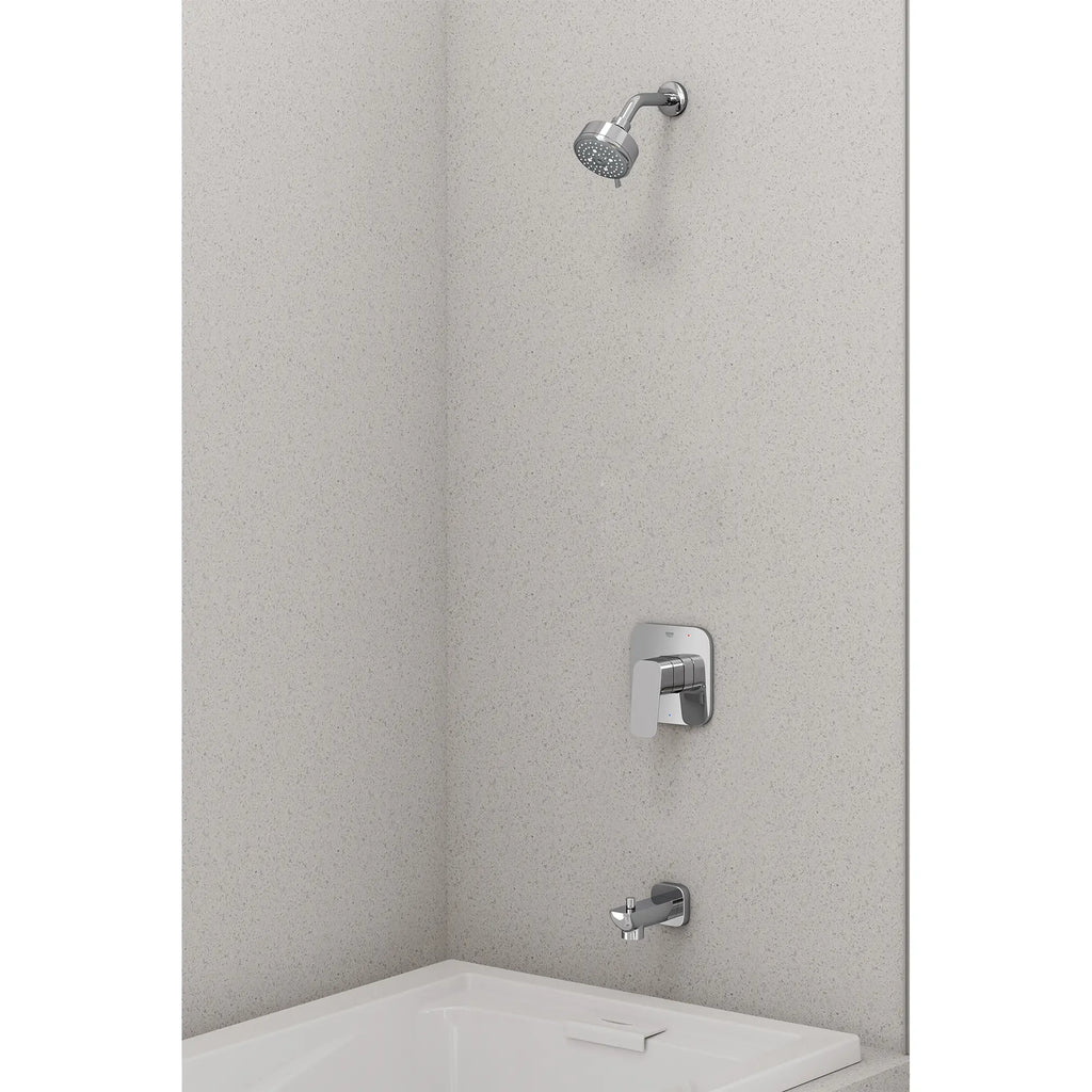 GROHE 1053800000 Cubeo Pressure Balance Valve Tub/Shower Trim Kit - Chrome