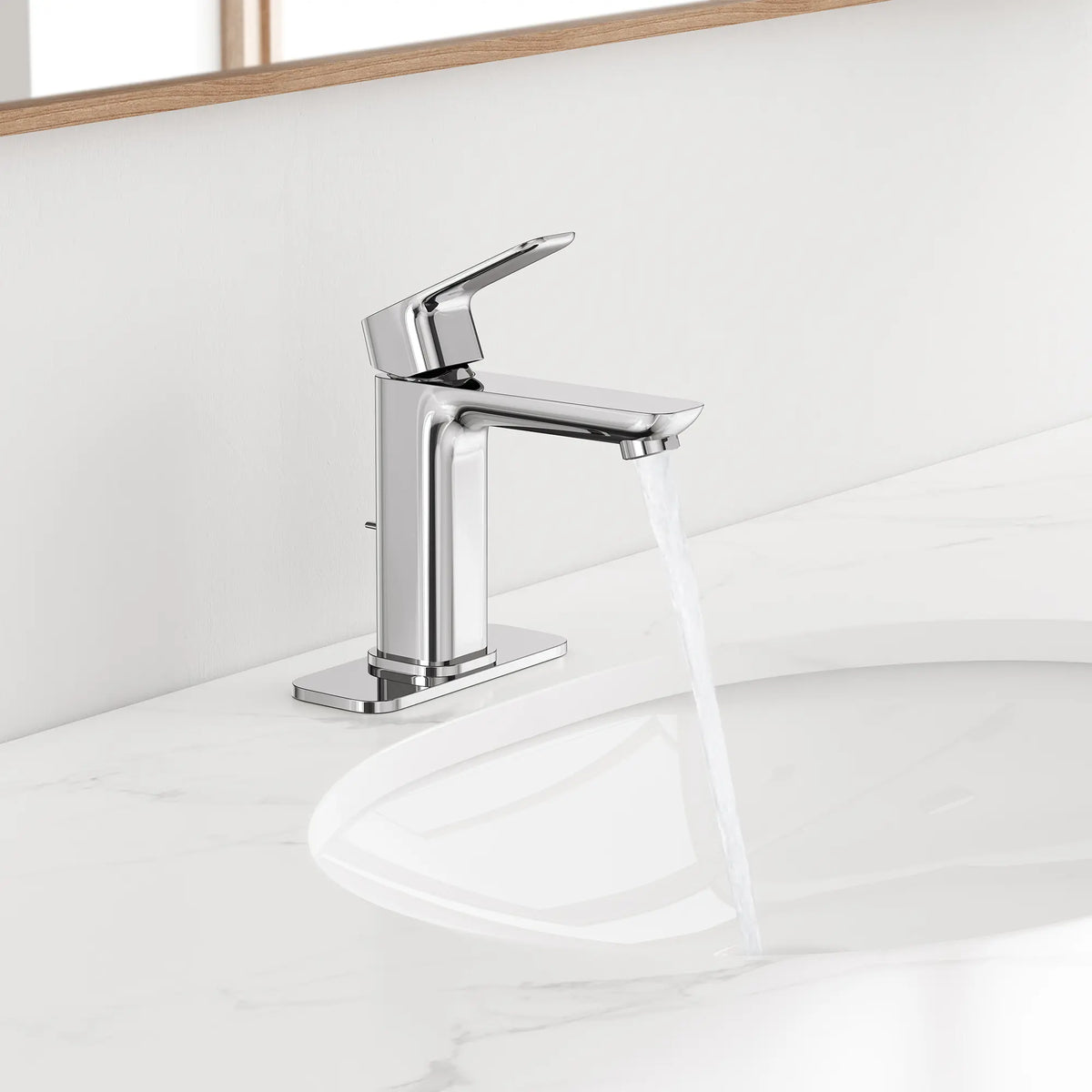 GROHE 1019200000 Cubeo Single Hole Single Handle M-Size Bathroom Faucet, 1.2 gpm - Chrome