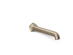 KOHLER K-27115-BV Occasion Wall-Mount Bath Spout With Straight Design, 12" - Vibrant Brushed Bronze