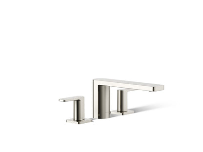 KOHLER K-27121-4-SN Parallel Deck-mount bath faucet - Vibrant Polished Nickel