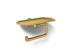 KOHLER K-27128-2MB Occasion Toilet Paper Holder With Tray - Vibrant Brushed Moderne Brass