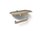 KOHLER K-27128-BV Occasion Toilet Paper Holder With Tray - Vibrant Brushed Bronze
