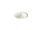 KOHLER K-2714-1-96 Bryant 19" Round Drop-In Bathroom Sink - Biscuit