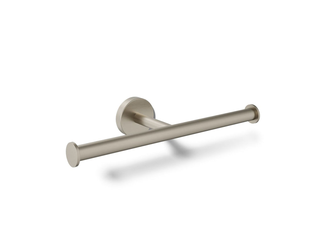 KOHLER K-27289-BN Elate Double Toilet Paper Holder - Vibrant Brushed Nickel