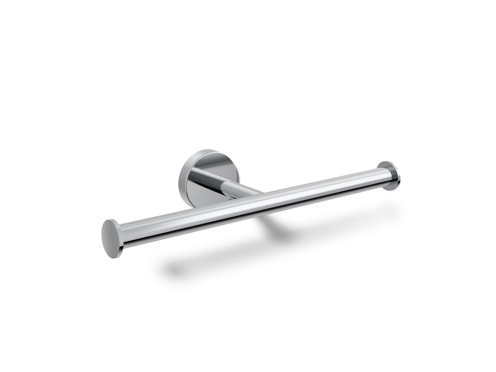 KOHLER K-27289-CP Elate Double Toilet Paper Holder - Polished Chrome