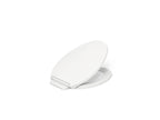 KOHLER K-27331-0 Glissade Readylatch Quiet-Close Elongated Toilet Seat - White