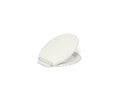 KOHLER K-27332-96 Glissade Readylatch Quiet-Close Round-Front Toilet Seat - Biscuit