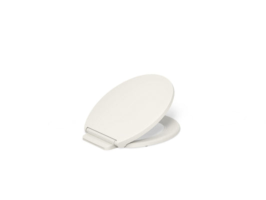 KOHLER K-27332-96 Glissade ReadyLatch Quiet-Close round-front toilet seat - Biscuit