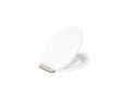 KOHLER K-27332-BN-0 Glissade Readylatch Quiet-Close Round-Front Toilet Seat - White