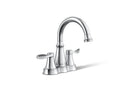 KOHLER K-27378-4N-CP Bellera Centerset Bathroom Sink Faucet, 0.5 Gpm - Polished Chrome