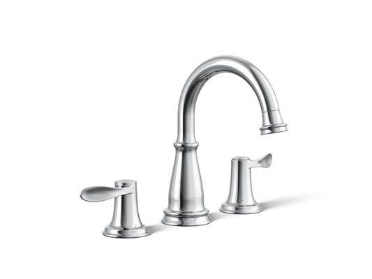 KOHLER K-27380-4-CP Bellera Widespread Bathroom Sink Faucet, 1.2 Gpm In Polished Chrome