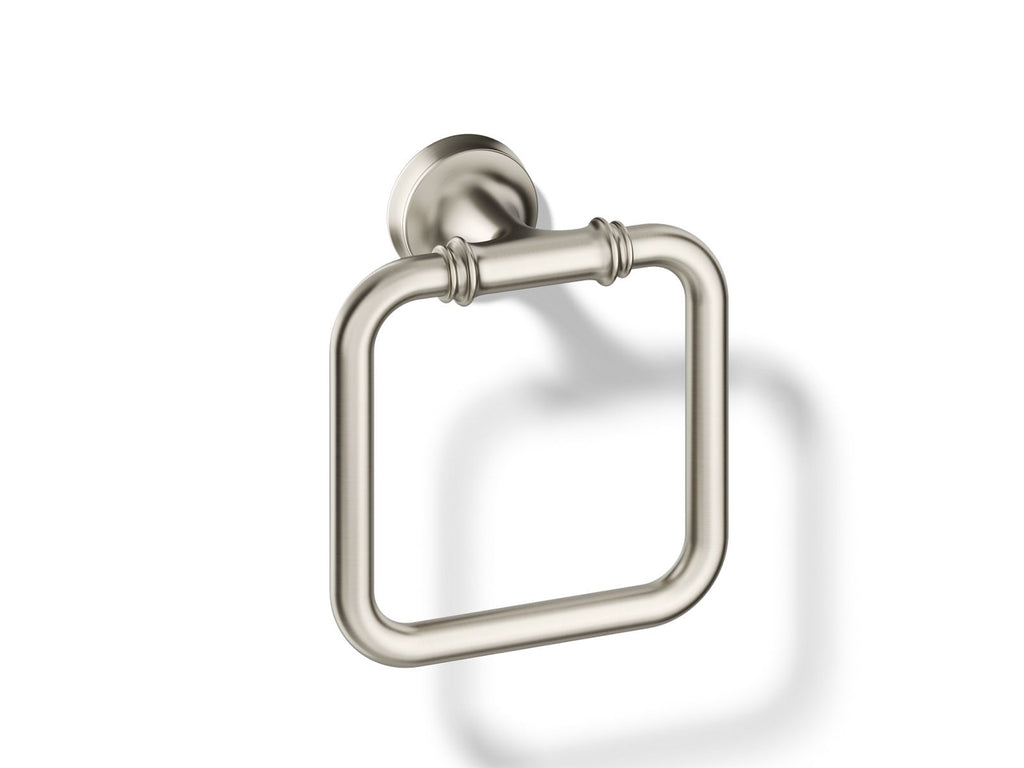 KOHLER K-27386-BN Bellera Towel Ring - Vibrant Brushed Nickel