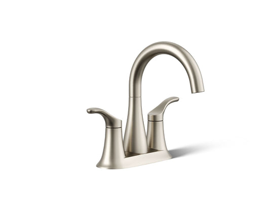 KOHLER K-27388-4-BN Simplice Centerset Bathroom Sink Faucet, 1.2 Gpm In Vibrant Brushed Nickel