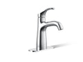 KOHLER K-27389-4N-CP Simplice Single-Handle Bathroom Sink Faucet, 0.5 Gpm - Polished Chrome