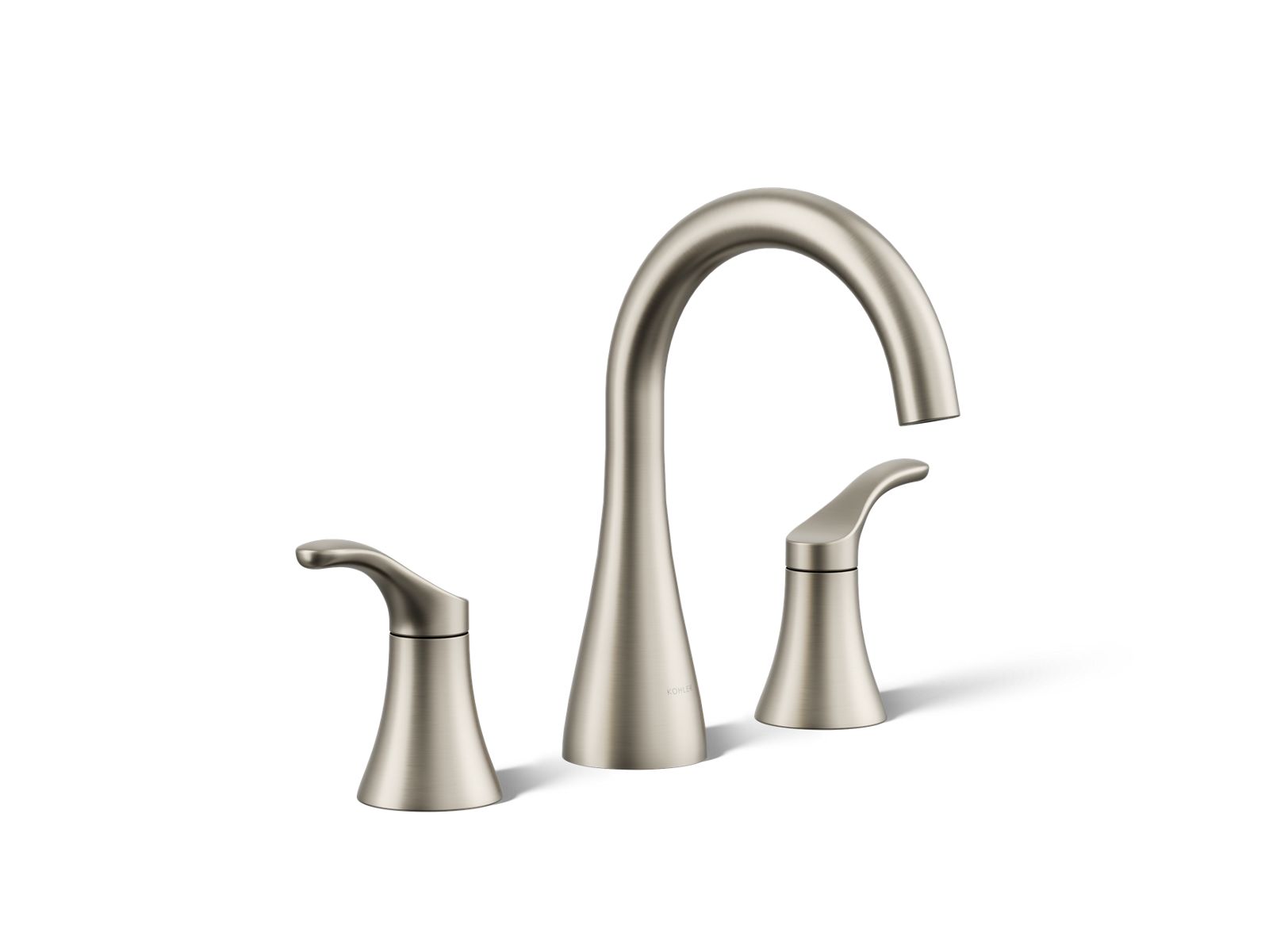 KOHLER K-27390-4N-BN Simplice Widespread Bathroom Sink Faucet, 0.5 Gpm - Vibrant Brushed Nickel
