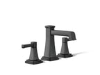 KOHLER K-27399-4-BL Riff Widespread Bathroom Sink Faucet, 1.2 Gpm - Matte Black