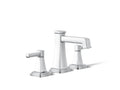 KOHLER K-27399-4-CP Riff Widespread Bathroom Sink Faucet, 1.2 Gpm - Polished Chrome