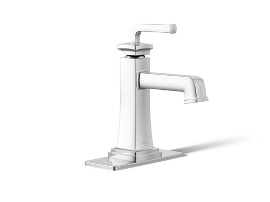 KOHLER K-27400-4-CP Riff Single-Handle Bathroom Sink Faucet, 1.2 Gpm In Polished Chrome