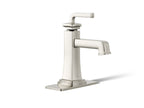 KOHLER K-27400-4-SN Riff Single-Handle Bathroom Sink Faucet, 1.2 Gpm - Vibrant Polished Nickel