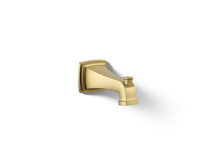 KOHLER K-27406-2MB Riff Wall-mount bath spout with diverter - Vibrant Brushed Moderne Brass