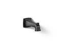 KOHLER K-27406-BL Riff Wall-Mount Bath Spout With Diverter - Matte Black