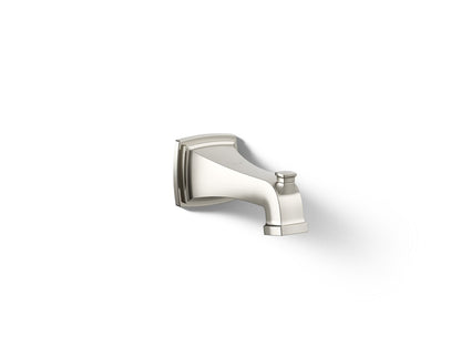 KOHLER K-27406-SN Riff Wall-mount bath spout with diverter - Vibrant Polished Nickel