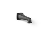 KOHLER K-27407-BL Riff Wall-Mount Bath Spout - Matte Black