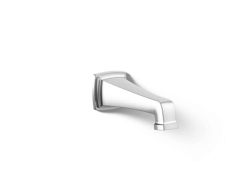 KOHLER K-27407-CP Riff Wall-Mount Bath Spout - Polished Chrome