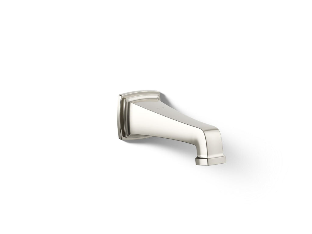 KOHLER K-27407-SN Riff Wall-Mount Bath Spout - Vibrant Polished Nickel
