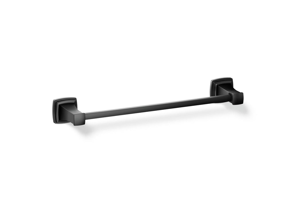 KOHLER K-27409-BL Riff 18" Towel Bar - Matte Black