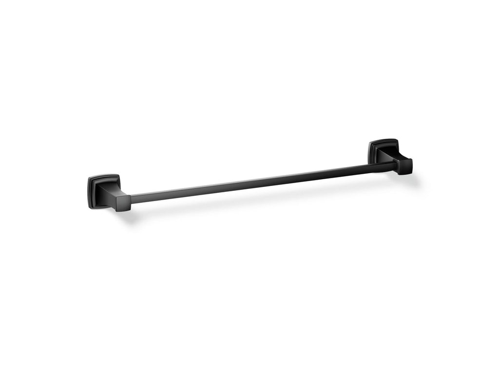 KOHLER K-27410-BL Riff 24" Towel Bar - Matte Black