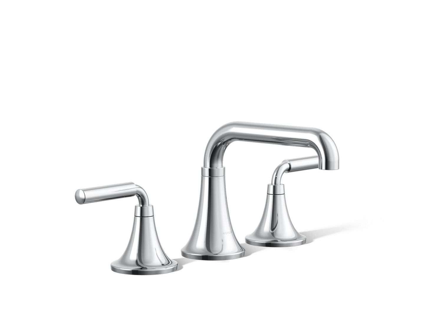 KOHLER K-27416-4-CP Tone Widespread Bathroom Sink Faucet, 1.2 Gpm In Polished Chrome