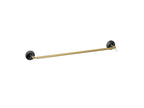 KOHLER K-27426-BMB Tone 24" Towel Bar - Matte Black With Brushed Moderne Brass