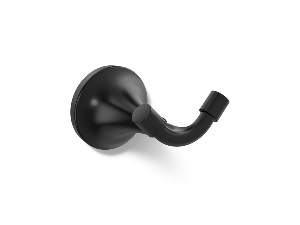 KOHLER K-27427-BL Tone Robe Hook - Matte Black