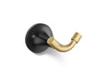 KOHLER K-27427-BMB Tone Robe Hook - Matte Black With Brushed Moderne Brass
