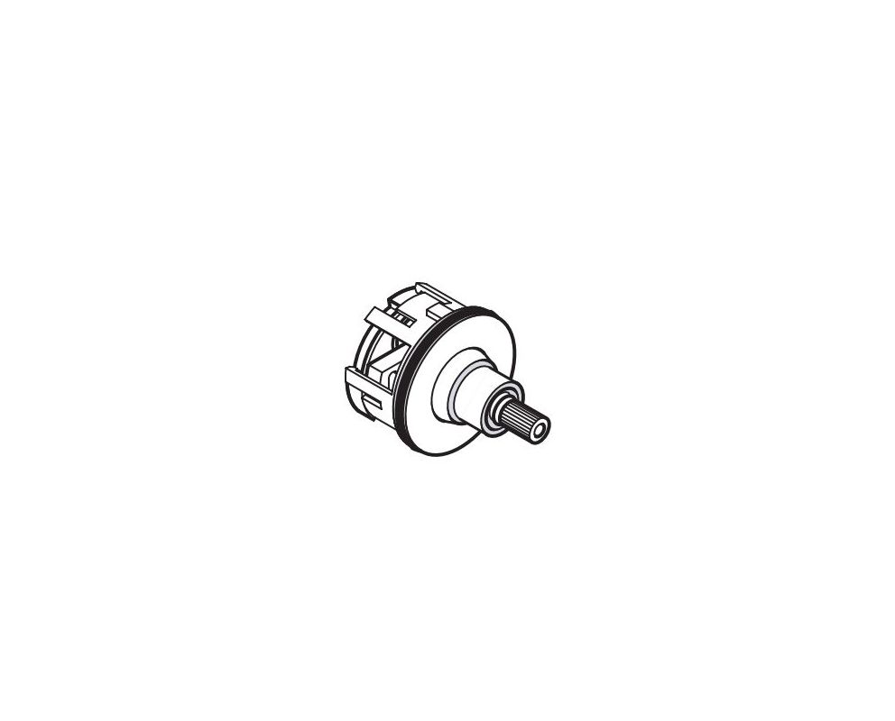 HANSGROHE 96604001Replacement Diverter Unit for Quattro Series Diverter Valves Valves Low Pressure Valves Vacuum Breaker