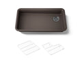 KOHLER K-27785-CM2 Cairn 33" Undermount Single-Bowl Kitchen Sink - Matte Brown