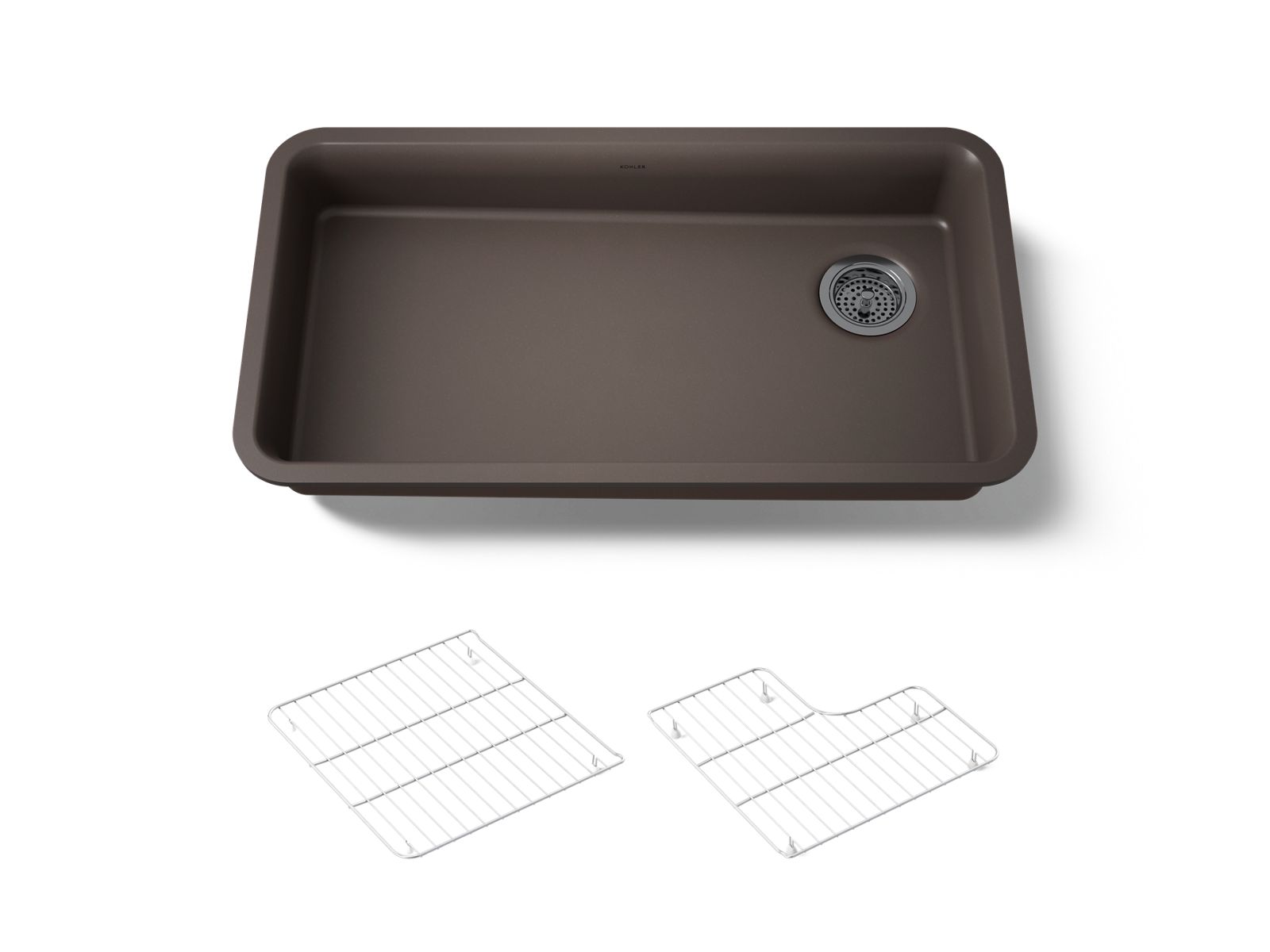 KOHLER K-27785-CM2 Cairn 33" Undermount Single-Bowl Kitchen Sink - Matte Brown
